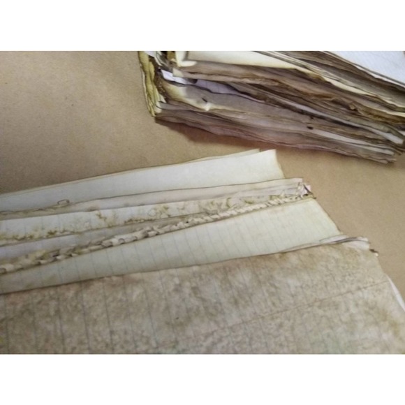 25 Coffee Dyed Notebook Papers, Hand Dyed Papers, Junk Journal Supply - Picture 5 of 10